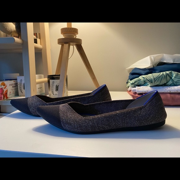 SOLD Size 10 Rothy’s Metallic Captoe - Picture 1 of 6